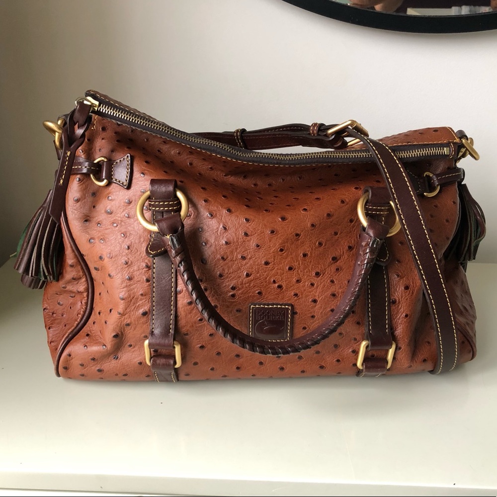Dooney and Bourke florentine ostrich satchel